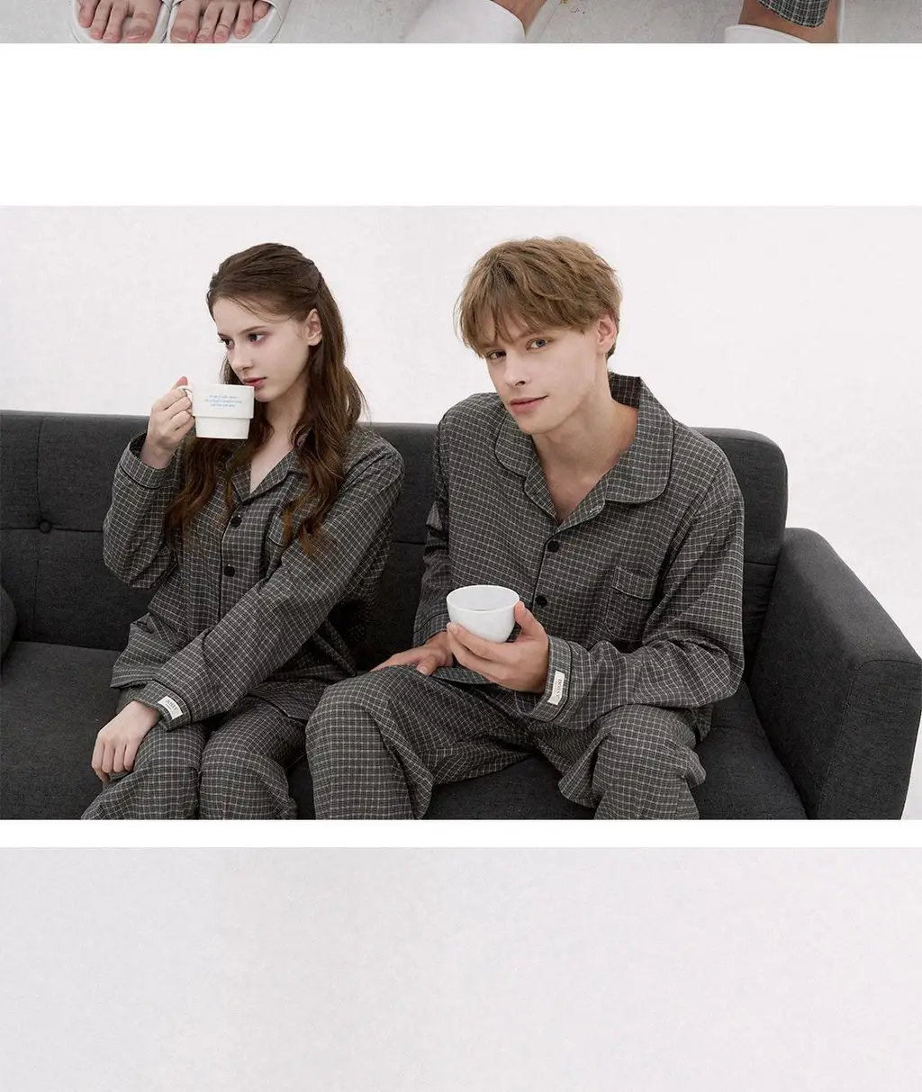 [해원 PICK] 도씨 실크핏 더스트 긴팔 커플 잠옷 세트 상세페이지 15